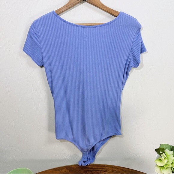 Me to We Lilac Ribbed Onesie - Picture 4 of 7